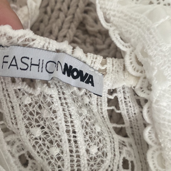 White Lace Dress - Picture 3 of 7